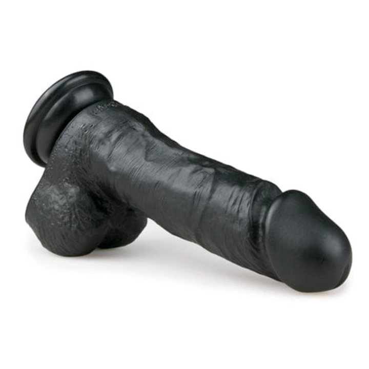 Easytoys Saugnapf Dildo Easytoys Saugnapfdildo Realistischer schwarzer Dildo - 17,5 cm diskret bestellen bei marielove