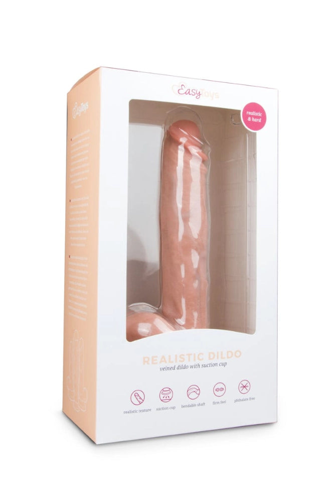 Easytoys XXL Dildos Easytoys Riesendildo Realistischer hautfarbener Dildo - 26,5 cm diskret bestellen bei marielove