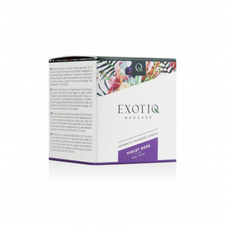 Exotiq Massage Exotiq Massage Kerze Exotiq Massagekerze Violet Rose - 60g diskret bestellen bei marielove