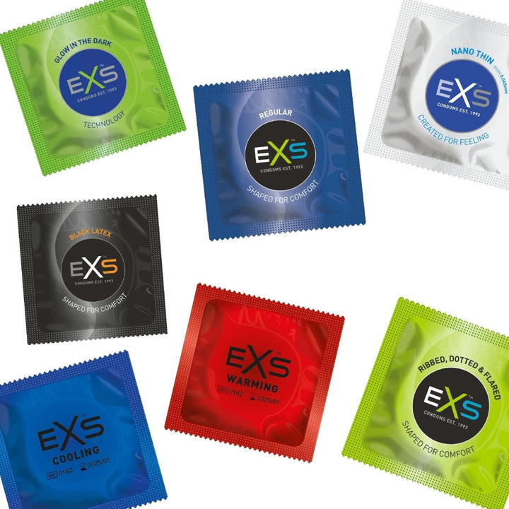 EXS Condoms Kondome EXS Condoms Kondom Auswahl II - 7 Sorten diskret bestellen bei marielove