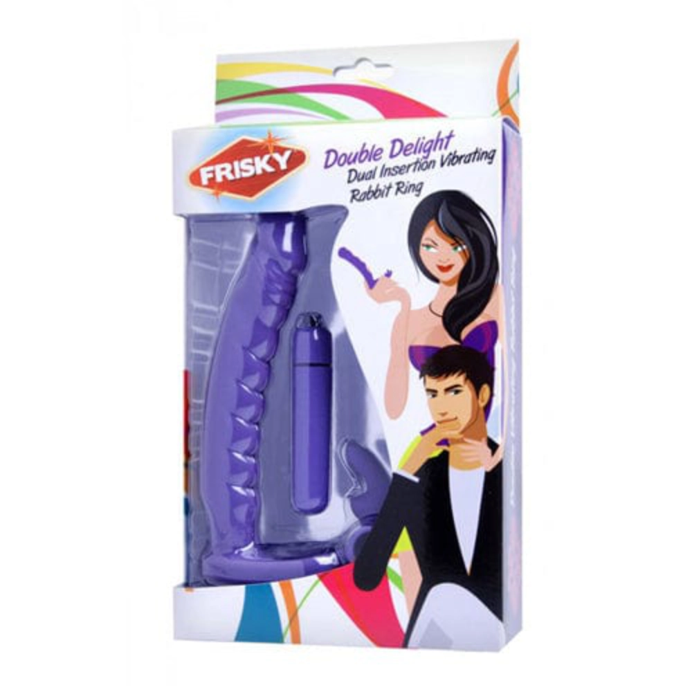 Frisky Penisring Default Frisky Penisring Double Delight Vibrierender Penisring mit Vibrator diskret bestellen bei marielove