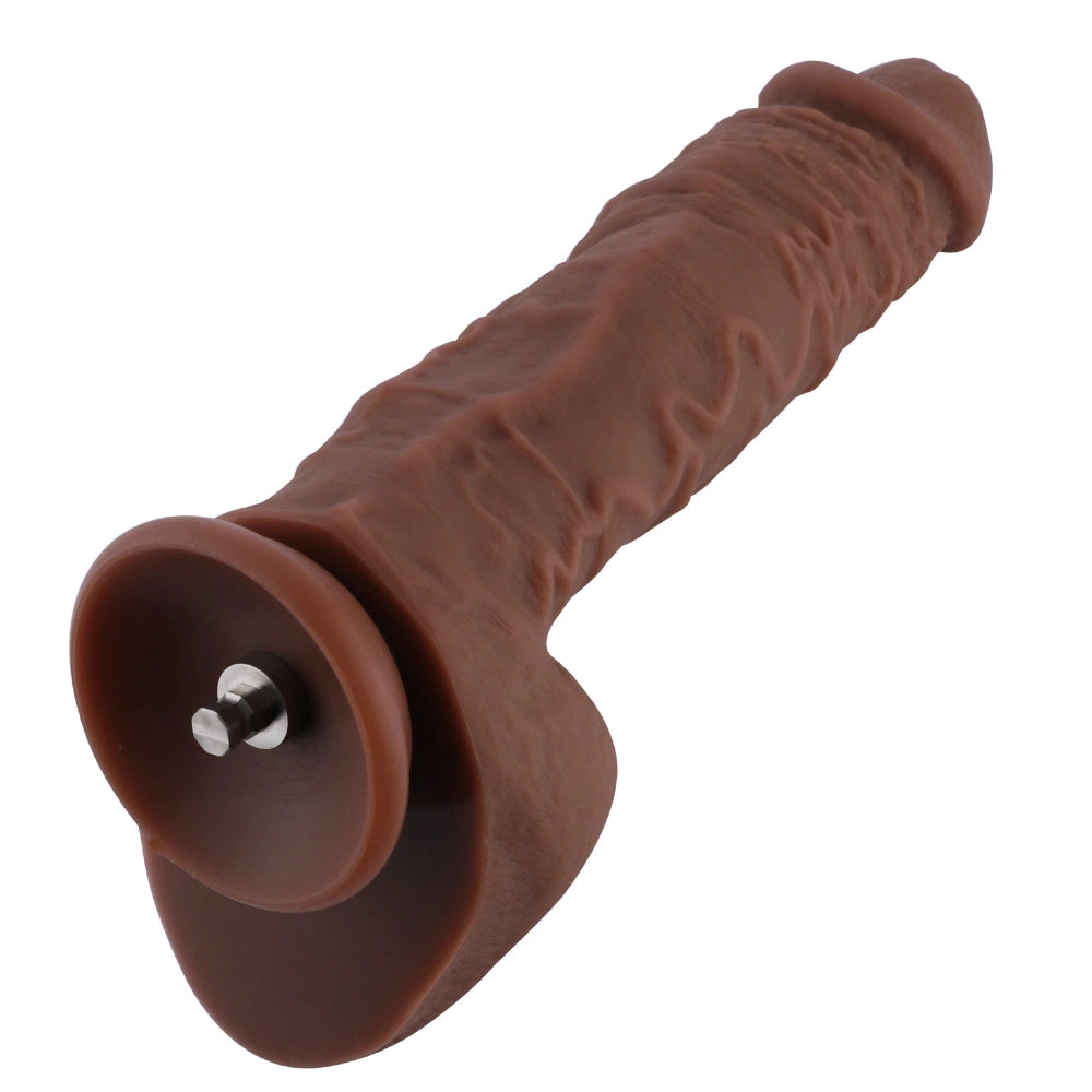 Hi Smith Fickmaschine Hismith 9" Riesiger Silikon-Dildo für Hismith Sexmaschine mit KlicLok-Anschluss - braun diskret bestellen bei marielove