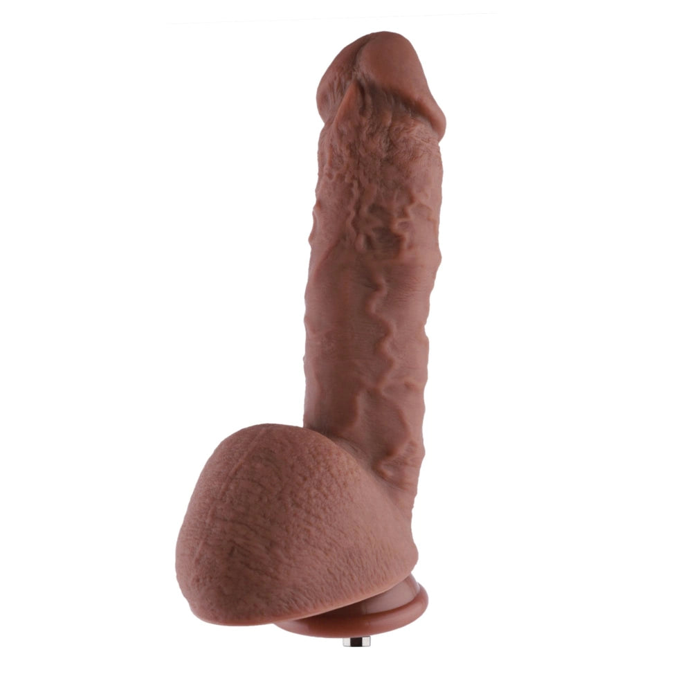 Hi Smith Fickmaschine Hismith 9" Riesiger Silikon-Dildo für Hismith Sexmaschine mit KlicLok-Anschluss - braun diskret bestellen bei marielove