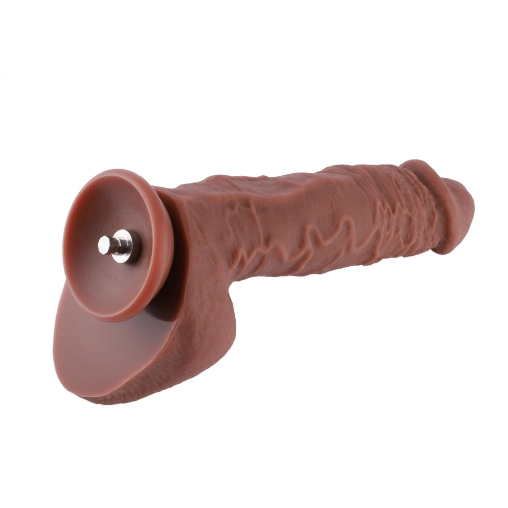 Hi Smith Fickmaschine Hismith 9" Riesiger Silikon-Dildo für Hismith Sexmaschine mit KlicLok-Anschluss - braun diskret bestellen bei marielove