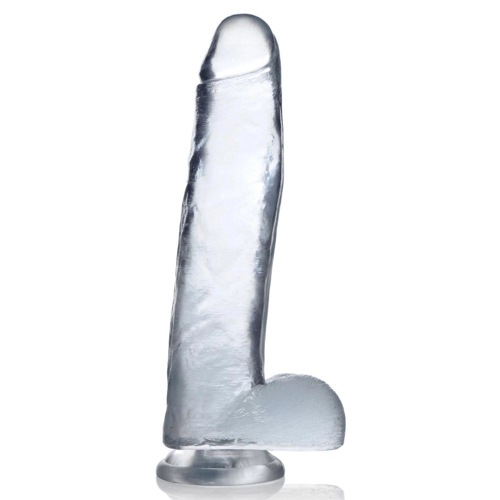 Jock XXL Dildos Jock Riesendildo Jock C-Thru Transparenter Dildo - 27 cm diskret bestellen bei marielove