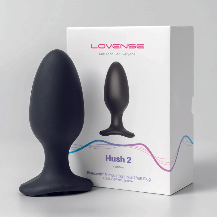 Lovense Analvibratoren Lovense Analvibrator Lovense - Hush 2 Butt Plug L 57 mm diskret bestellen bei marielove