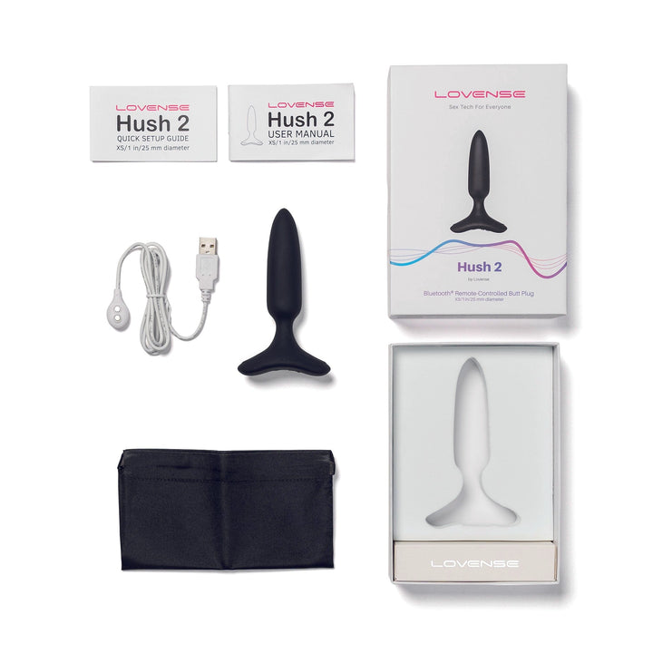 Lovense Analvibratoren Lovense Analvibrator Lovense - Hush 2 Butt Plug XS 25 mm diskret bestellen bei marielove