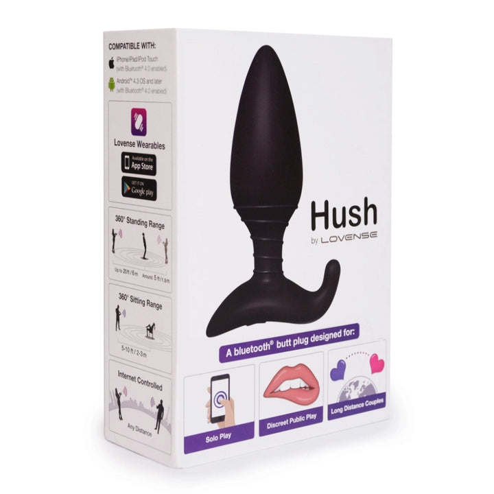 Lovense Analvibratoren Lovense Analvibrator Lovense - Hush Butt Plug 44,5 mm diskret bestellen bei marielove