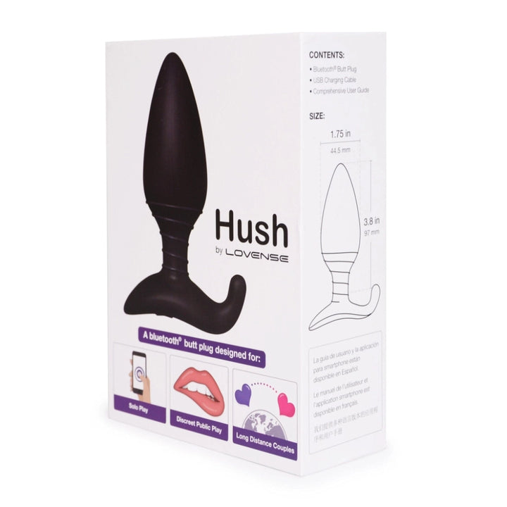 Lovense Analvibratoren Lovense Analvibrator Lovense - Hush Butt Plug 44,5 mm diskret bestellen bei marielove