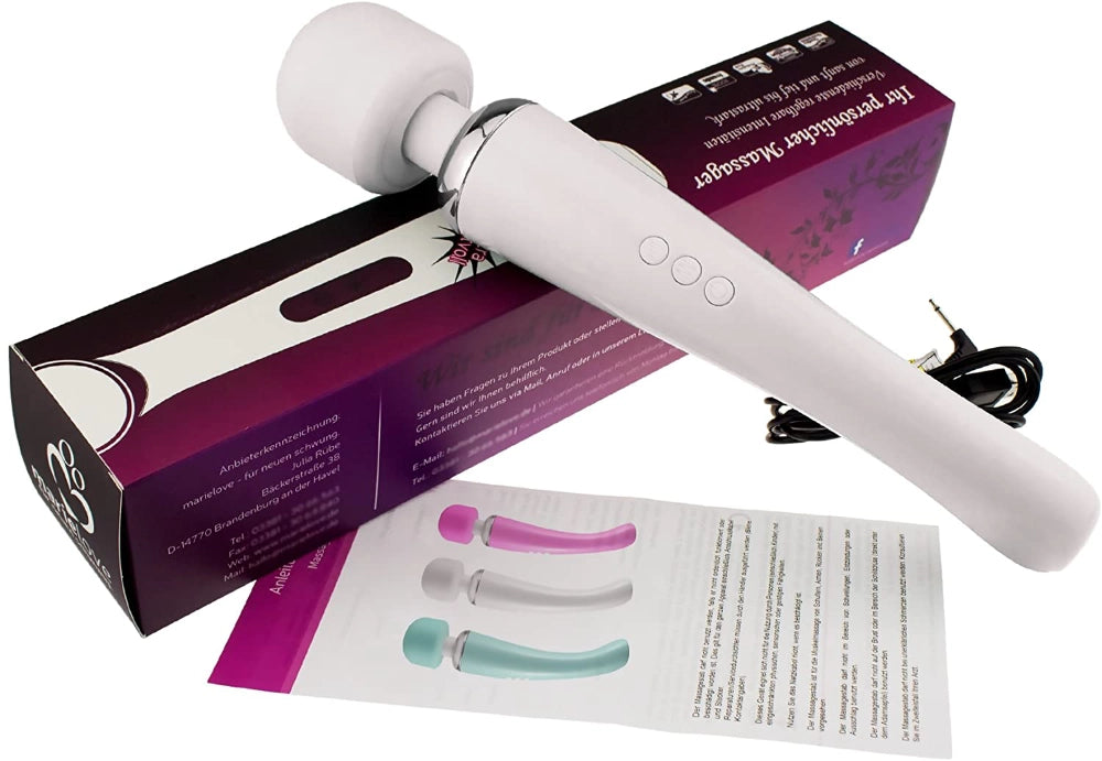 marielove Magic Wand marielove Magic Wand Vibrator Elegance Massager Weiß diskret bestellen bei marielove