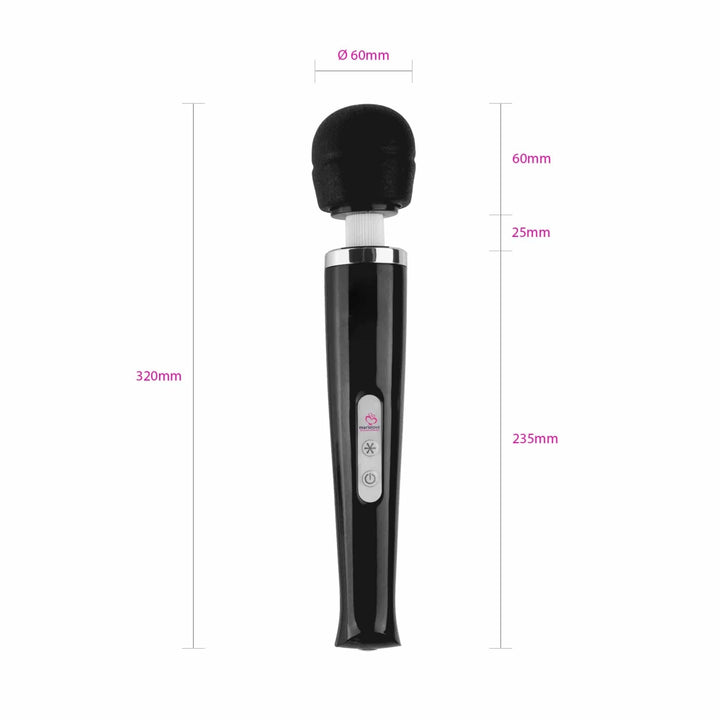 marielove Magic Wand marielove Magic Wand Vibrator Magic Wand Akku Schwarz diskret bestellen bei marielove