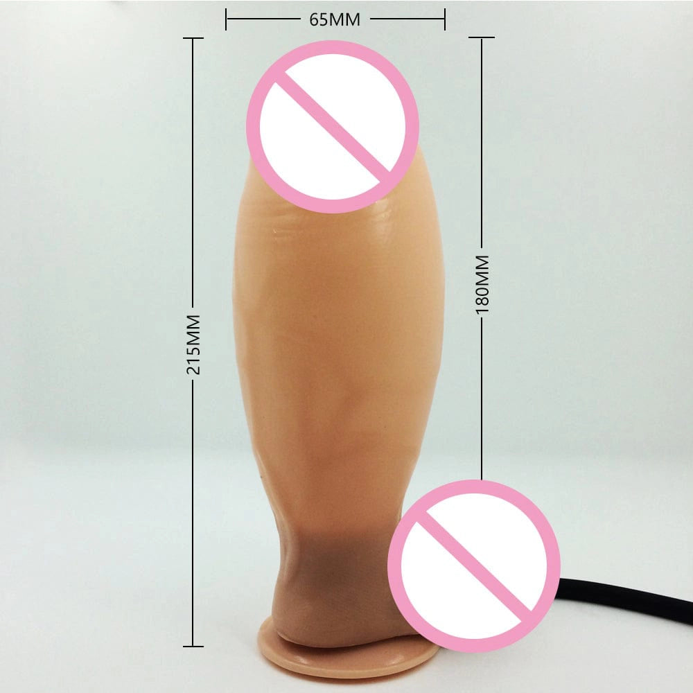 marielove Saugnapf Dildo marielove 18cm Aufblasbarer Dildo diskret bestellen bei marielove