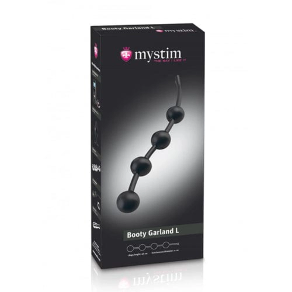 Mystim Elektrosex Toys Default Mystim E-Stim Toys Booty Garland L E-Stim Analperlen diskret bestellen bei marielove