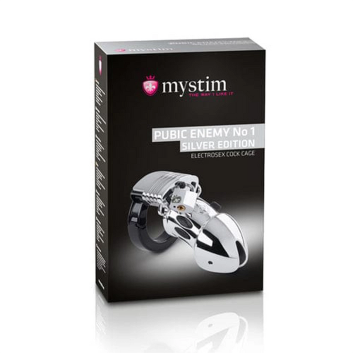 Mystim Elektrosex Toys Mystim E-Stim Toys Pubic Enemy No. 1 - Silber diskret bestellen bei marielove