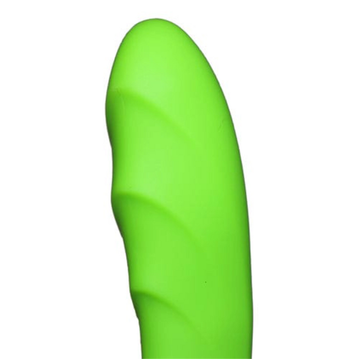 Mystim G-Punkt Vibratoren Mystim G-Punkt Vibrator Mystim – Wellenförmiger Vibrator in Neongrün diskret bestellen bei marielove