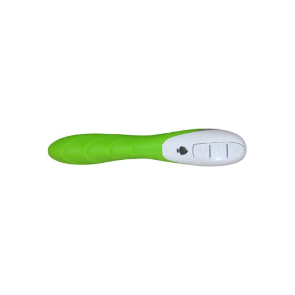 Mystim G-Punkt Vibratoren Mystim G-Punkt Vibrator Mystim – Wellenförmiger Vibrator in Neongrün diskret bestellen bei marielove