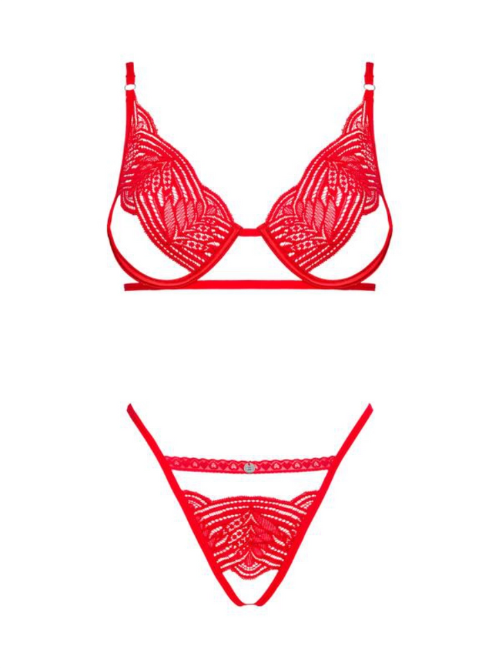 Mellania BH-Set mit sexy Tanga - Rot