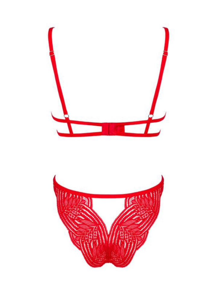 Mellania BH-Set mit sexy Tanga - Rot