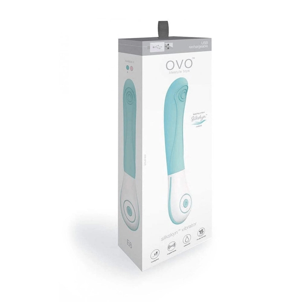 Ovo G-Punkt Vibratoren Ovo G-Punkt Vibrator OVO E8 - G-Punkt-Vibrator - Türkis diskret bestellen bei marielove