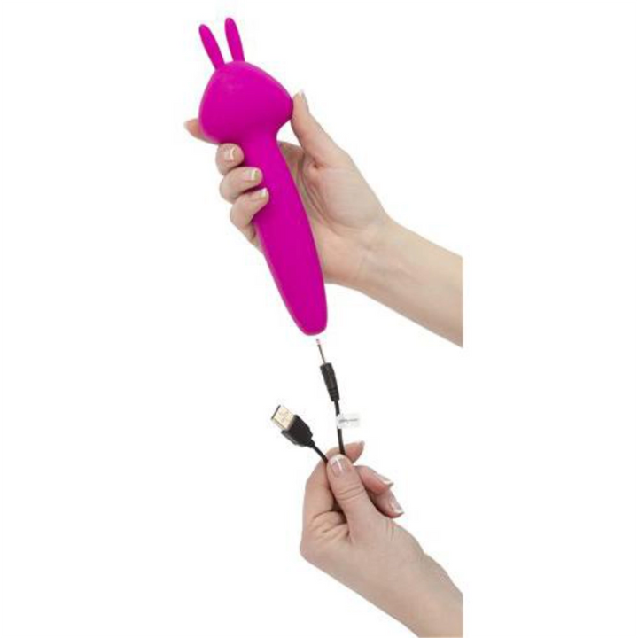 Palm Power Rabbit Vibrator Palm Power Rabbit Vibrator Vibez Rabbit Stabvibrator - Rosa diskret bestellen bei marielove