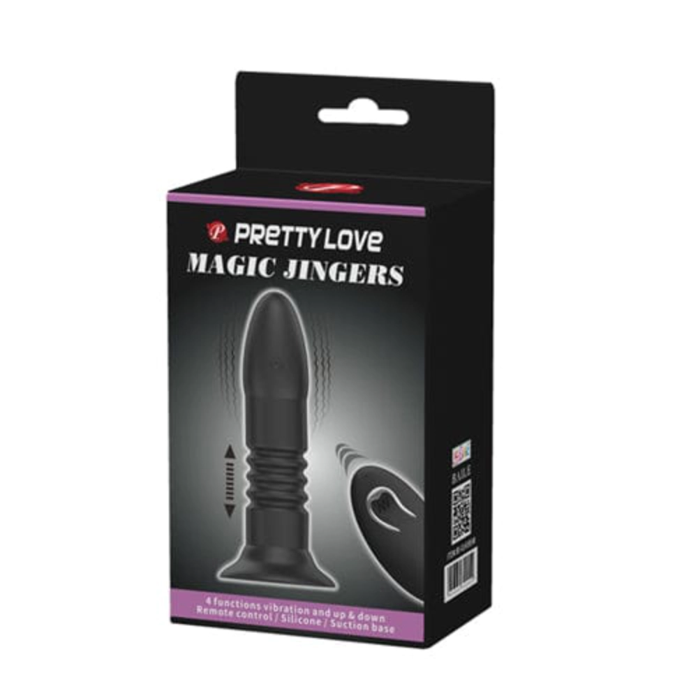 Pretty Love Analplugs Default Pretty Love Analplug Magic Jingers vibrierender/stoßender Butt Plug diskret bestellen bei marielove