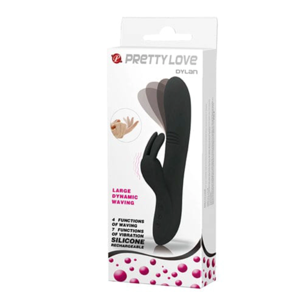 Pretty Love Rabbit Vibrator Default Pretty Love Rabbit Vibrator Dylan Hasenvibrator - Schwarz diskret bestellen bei marielove