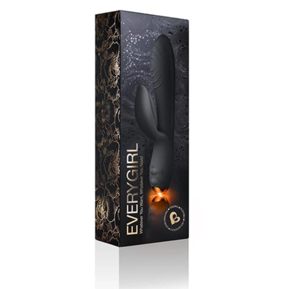 Rocks Off Rabbit Vibrator Default Rocks Off Rabbit Vibrator EveryGirl Rabbit Vibrator - Schwarz diskret bestellen bei marielove