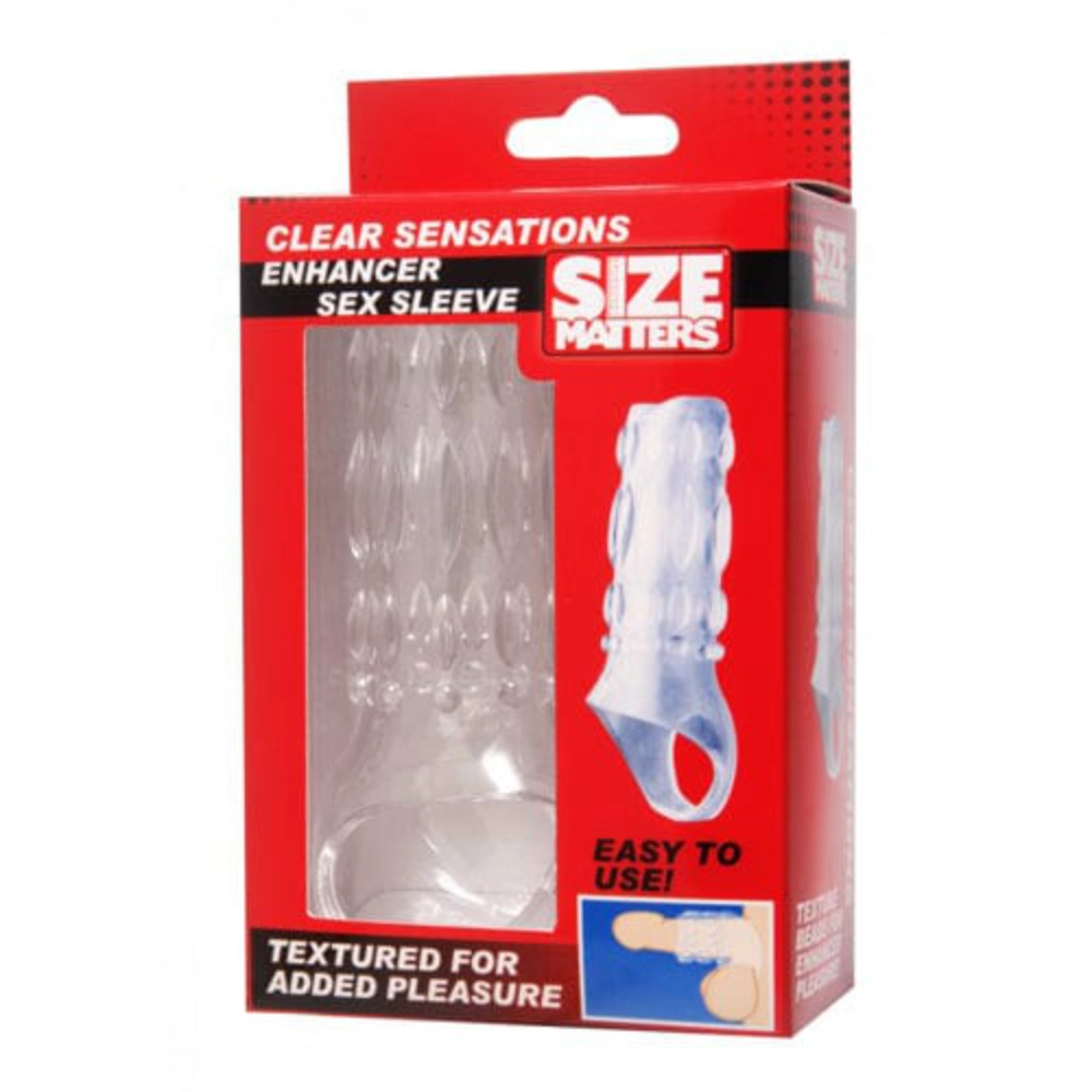 Size Matters Penishülle Default Size Matters Penishülle Clear Sensations Enhancer Sex Sleeve diskret bestellen bei marielove