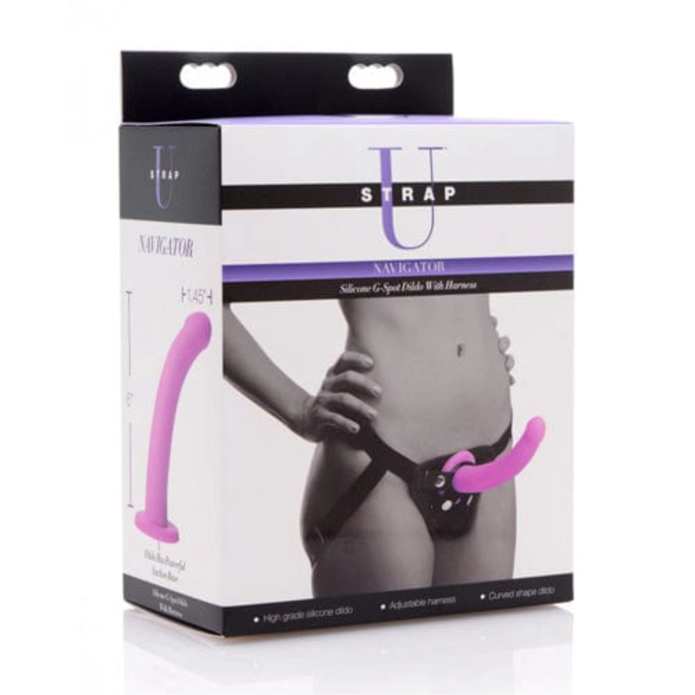 Strap U Strap Ons Default Strap U Strapon Navigator Silikon G-Punkt Dildo zum Umschnallen diskret bestellen bei marielove