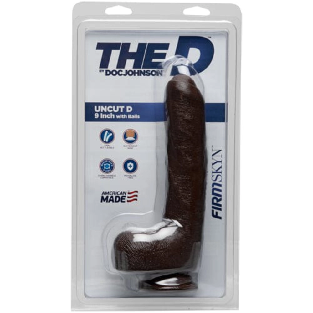 The D Realistische Dildos Default The D Realistischer Dildo The Uncut D 22 cm - Dunkel diskret bestellen bei marielove