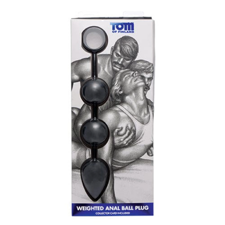 Tom of Finland Analketten Tom of Finland Analkette Großer Analkugel-Plug aus Silikon diskret bestellen bei marielove