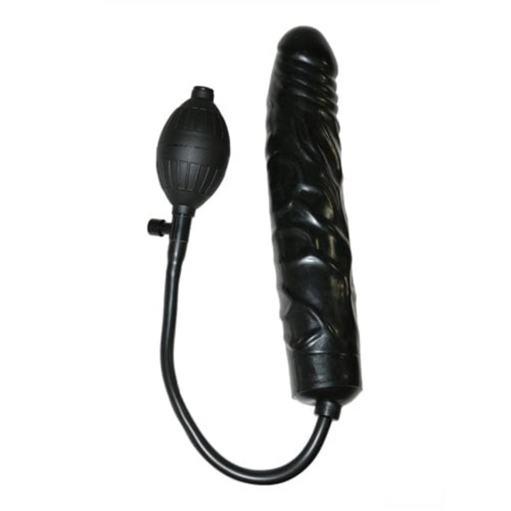 Trinity Vibes XXL Dildos Default Trinity Vibes Riesendildo Aufblasbarer Dildo in Schwarz diskret bestellen bei marielove