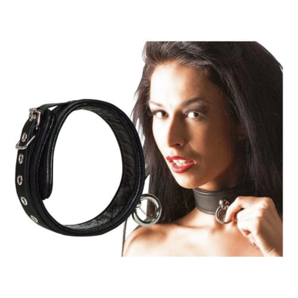 Zado Halsbänder Default Zado BDSM Halsband Leder Halsfessel diskret bestellen bei marielove