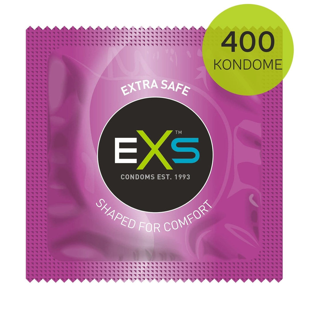 EXS Condoms Kondome 4x100 EXS Condoms Kondome Extra Sicher 100 - 500 Stück diskret bestellen bei marielove