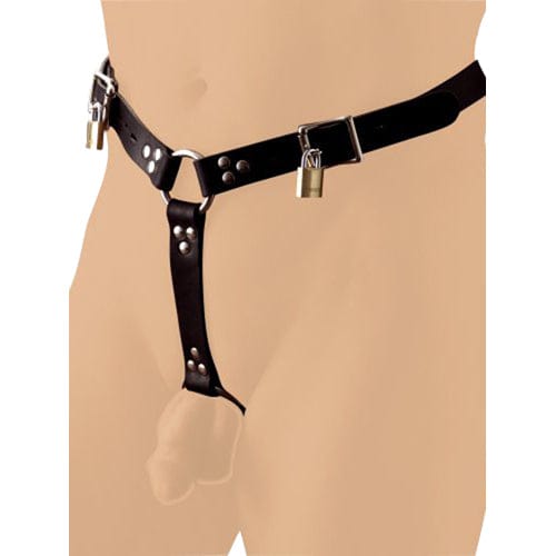 Strict Leather Penisring Default Strict Leather Penisring Harness-Zaumzeug aus Leder mit Analplug diskret bestellen bei marielove